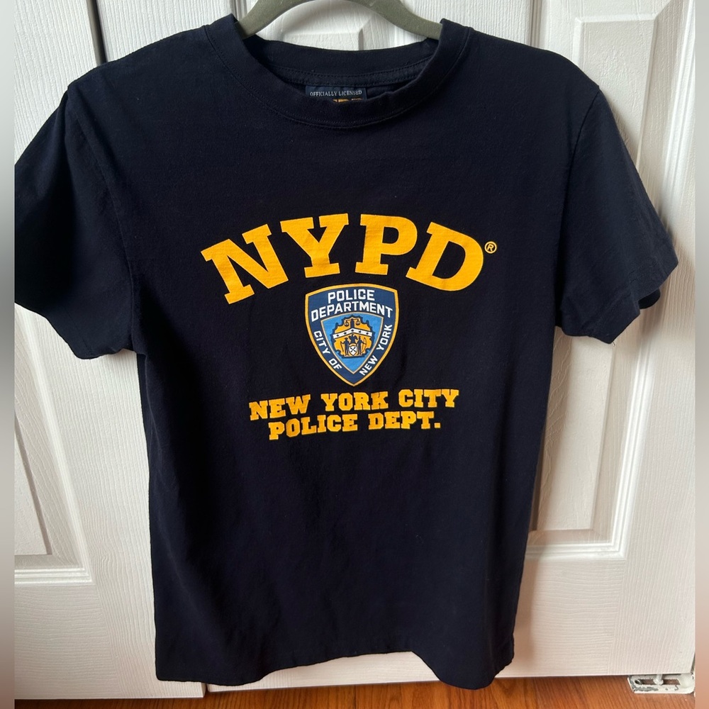 NYPD Navy T-Shirt Excellent Condition - Unisex Small